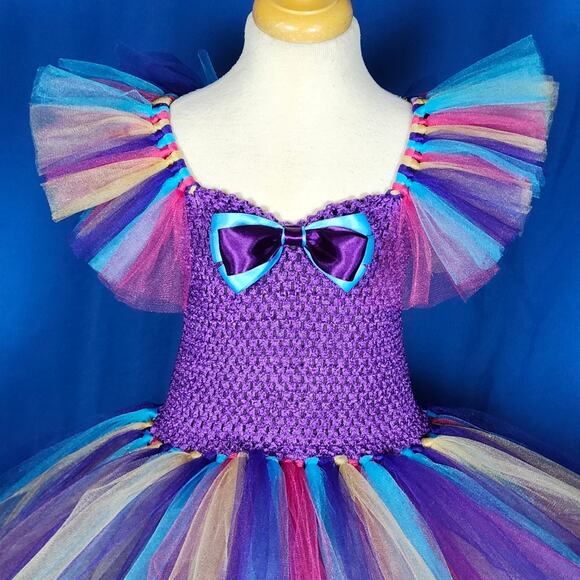 BLACK FRIDAY SALE - TuTu Dress Hi-Lo Lined Bodice Size 6 - 8 youth NWT Handmade - Picture 10 of 10